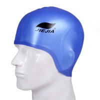 Шапочка для плавания силиконовая с выемками (Синяя) E38905