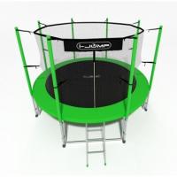 Батут i-JUMP 6ft 1,83м с лестницей (green)